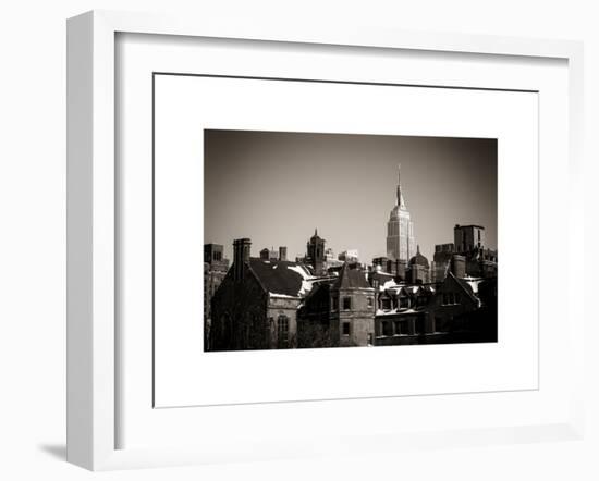 Landscape View with the Empire State Building-Philippe Hugonnard-Framed Art Print