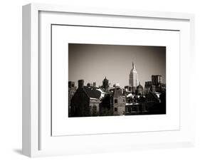 Landscape View with the Empire State Building-Philippe Hugonnard-Framed Art Print