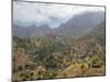 Landscape west of Assomada (Somada). Santiago Island, Cape Verde.-Martin Zwick-Mounted Photographic Print