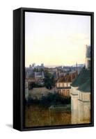 Landscape with a Bridge, C1870-Stanislas Lepine-Framed Stretched Canvas