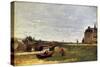 Landscape with a Bridge, Early 1870S-Stanislas Lepine-Stretched Canvas