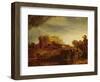 Landscape with a Chateau-Rembrandt van Rijn-Framed Giclee Print