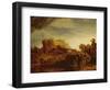 Landscape with a Chateau-Rembrandt van Rijn-Framed Giclee Print