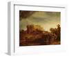 Landscape with a Chateau-Rembrandt van Rijn-Framed Giclee Print