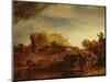 Landscape with a Chateau-Rembrandt van Rijn-Mounted Giclee Print