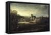 Landscape with a Church-Rembrandt van Rijn-Framed Stretched Canvas