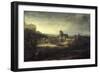 Landscape with a Church-Rembrandt van Rijn-Framed Giclee Print