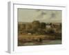 Landscape with a Country House, 1838-John Wilson Carmichael-Framed Giclee Print