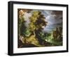 Landscape with a Deer Hunt, 1591-Paul Fischer-Framed Giclee Print