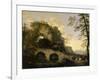 Landscape with a Dilapidated Bridge-Salvator Rosa-Framed Giclee Print