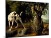 Landscape With a Dog And Partridges-Alexandre Francois Desportes-Mounted Giclee Print