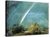 Landscape with a Double Rainbow, 1812-John Constable-Stretched Canvas