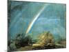 Landscape with a Double Rainbow, 1812-John Constable-Mounted Giclee Print
