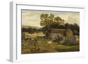 Landscape with a Farm-James Peel-Framed Giclee Print