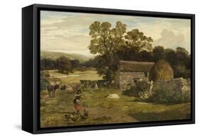 Landscape with a Farm-James Peel-Framed Stretched Canvas