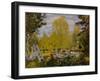 Landscape with a Flower Bed-Boris Michaylovich Kustodiev-Framed Giclee Print