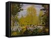 Landscape with a Flower Bed-Boris Michaylovich Kustodiev-Framed Stretched Canvas