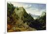 Landscape with a Foundry, 1595-Lucas van Valckenborch-Framed Giclee Print