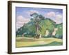 Landscape with a Grazing Horse, 1912-13-James Dickson Innes-Framed Giclee Print