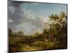 Landscape with a Gypsy Encampment-George Morland-Mounted Giclee Print