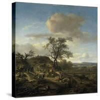 Landscape with a Hunter-Jan Wijnants-Stretched Canvas