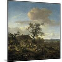 Landscape with a Hunter-Jan Wijnants-Mounted Art Print