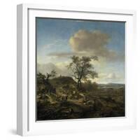 Landscape with a Hunter-Jan Wijnants-Framed Art Print