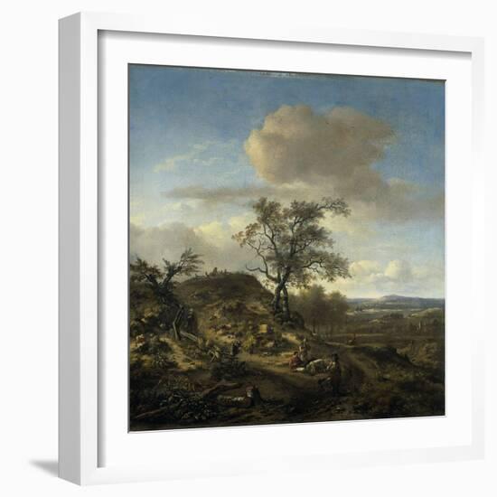 Landscape with a Hunter-Jan Wijnants-Framed Art Print