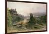 Landscape with a Large House-William Wyld-Framed Giclee Print