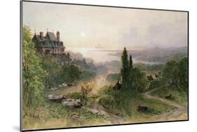 Landscape with a Large House-William Wyld-Mounted Giclee Print
