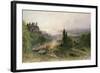 Landscape with a Large House-William Wyld-Framed Giclee Print