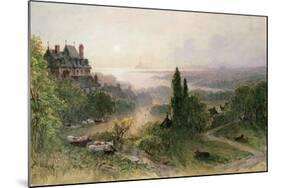 Landscape with a Large House-William Wyld-Mounted Giclee Print