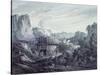 Landscape with a Lime Quarry-James Bourne-Stretched Canvas