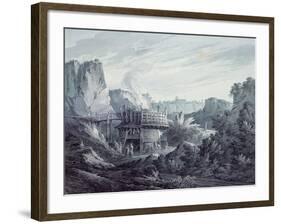 Landscape with a Lime Quarry-James Bourne-Framed Giclee Print