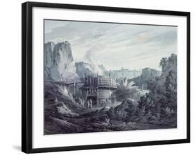 Landscape with a Lime Quarry-James Bourne-Framed Giclee Print