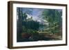 Landscape with a Man Killed by a Snake, c.1648-Nicolas Poussin-Framed Giclee Print