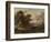 Landscape with a Man Riding a Donkey-Jan Wijnants-Framed Art Print