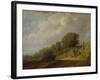 Landscape with a Path-Salomon van Ruysdael-Framed Giclee Print