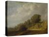 Landscape with a Path-Salomon van Ruysdael-Stretched Canvas