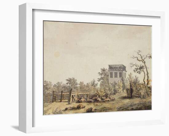 Landscape with a Pavilion, C. 1797-Caspar David Friedrich-Framed Giclee Print