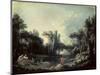 Landscape with a Pond, 1746-François Boucher-Mounted Giclee Print