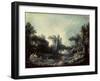 Landscape with a Pond, 1746-François Boucher-Framed Giclee Print