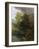 Landscape with a Pool-Thomas Gainsborough-Framed Giclee Print