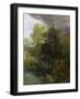 Landscape with a Pool-Thomas Gainsborough-Framed Giclee Print