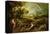 Landscape with a Rainbow-Peter Paul Rubens-Stretched Canvas