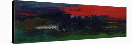 Landscape with a Red Sky-Brenda Brin Booker-Stretched Canvas