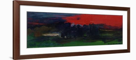 Landscape with a Red Sky-Brenda Brin Booker-Framed Giclee Print