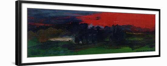 Landscape with a Red Sky-Brenda Brin Booker-Framed Giclee Print