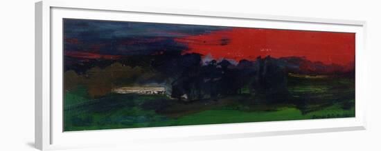 Landscape with a Red Sky-Brenda Brin Booker-Framed Giclee Print