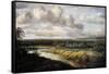 Landscape with a River, 1650-1655-Phillips de Koninck-Framed Stretched Canvas